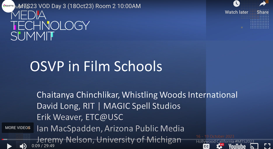 OSVP in Film Schools